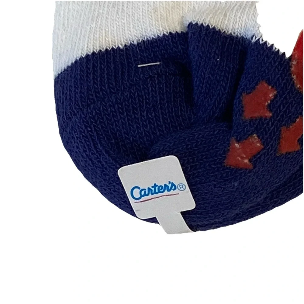 Carter's‎ Baby Socks Deadstock Vintage Canoe NWT 6-12 Months Shower Gift Retro